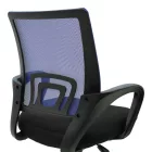 Berto II pakoworld office chair with mesh fabric in blue-black shade 60x48x85-95cm