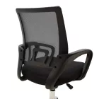 Berto II pakoworld office chair recline with mesh fabric in black shade 60x48x85-95cm