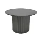 Dovel pakoworld coffee table mdf in black shade D70x40cm