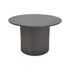 Dovel pakoworld coffee table mdf in black shade D70x40cm