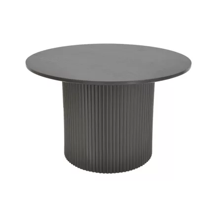 Dovel pakoworld coffee table mdf in black shade D70x40cm