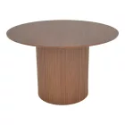 Karulo pakoworld table mdf in walnut shade Φ120x76cm