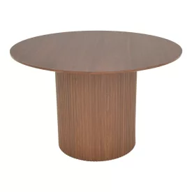 Karulo pakoworld table mdf in walnut shade Φ120x76cm