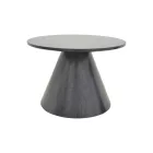 Donda pakoworld coffee table mdf in black shade D60x40cm