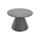 Donda pakoworld coffee table mdf in black shade D60x40cm