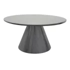 Donda pakoworld coffee table mdf in black shade D80x45cm