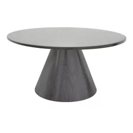 Donda pakoworld coffee table mdf in black shade D80x45cm