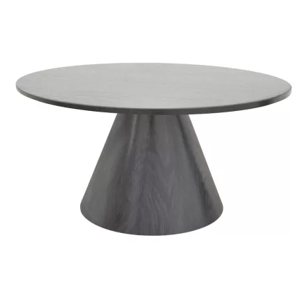 Donda pakoworld coffee table mdf in black shade D80x45cm
