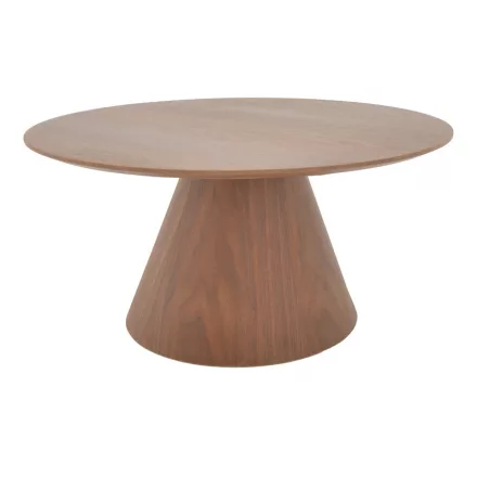 Donda pakoworld coffee table mdf in walnut shade D80x45cm
