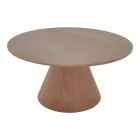 Donda pakoworld coffee table mdf in walnut shade D80x45cm