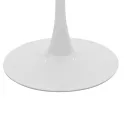 Balou pakoworld table mdf in white with marble look D100x73cm