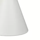 Coffee table Coozlin Inart sintered stone white marble metal with white metal D70x40cm