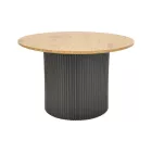 Dovel pakoworld mdf coffee table set of 2 sonoma-black