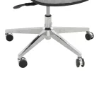 Director's office chair Karlo pakoworld white-black mesh fabric 72x70x112cm