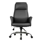 Manager office chair Derjio pakoworld pu in black color 68x66x115cm