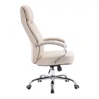 Manager office chair Venza pakoworld beige pu 70x65x117-124cm