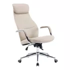 Manager office chair Ferka pakoworld beige pu 64x71x120-128cm