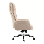 Manager office chair Kaline pakoworld beige pu 69x79x115-123cm