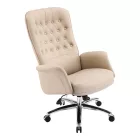 Manager office chair Kaline pakoworld beige pu 69x79x115-123cm