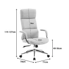 Manager office chair Bendona pakoworld black pu 71x78x119-127cm