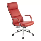Manager office chair Bendona pakoworld red pu 71x78x119-127cm
