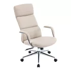 Manager office chair Bendona pakoworld beige pu 71x78x119-127cm