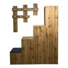 Nenich pakoworld entrance furniture in oak shade 150x37x180cm