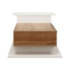 Coffee table Nuvele pakoworld in white-sonoma shade 90x50x35cm