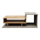 Coffee table Nuvele pakoworld in grey cement-sonoma shade 90x50x35cm