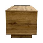 Coffee table Fetix pakoworld in black marble-sonoma shade 90x45x45cm