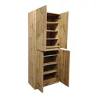 Shoe rack-cabinet Kebell pakoworld in oak shade 71x41.5x180.4cm