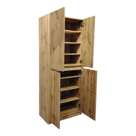   Shoe rack-cabinet Kebell pakoworld in oak shade 71x41.5x180.4cm