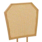 Bar stool Camilla I pakoworld pe rattan natural-fabric natural-metal in natural color 47.5x58x117cm