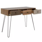 Console Boho pakoworld in walnut color 100x50,5x74,5cm