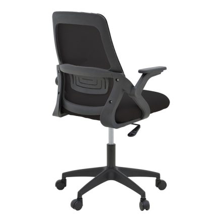 Office chair Reji pakoworld fabric mesh black 58x60x89-99cm