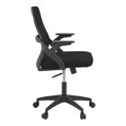 Office chair Reji pakoworld fabric mesh black 58x60x89-99cm