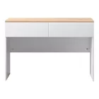 Study desk Beleton pakoworld with drawers mdf in oak-white color 100x50x75cm