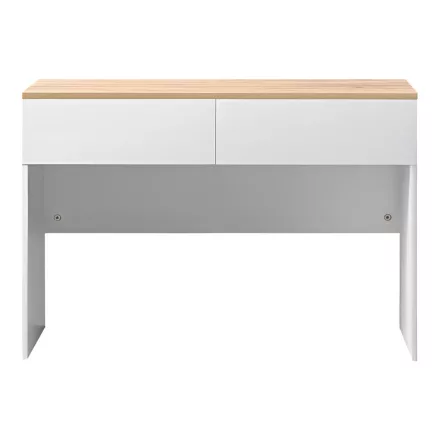 Study desk Beleton pakoworld with drawers mdf in oak-white color 100x50x75cm