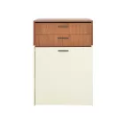 Dressing table Sonlen pakoworld in walnut-cream color 60x45x130cm