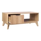 Hamea pakoworld mdf coffee table in natural shade 110x55.2x45cm