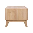 Hamea pakoworld mdf coffee table in natural shade 110x55.2x45cm