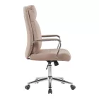 Manager office chair Siquel pakoworld pu in cappuccino color