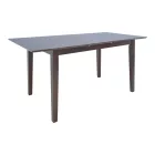 Mabor pakoworld extendable wood table in walnut color 120-150x80x73.8cm