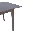 Mabor pakoworld extendable wood table in walnut color 120-150x80x73.8cm