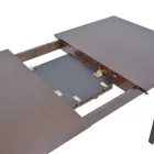 Mabor pakoworld extendable wood table in walnut color 120-150x80x73.8cm