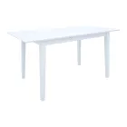 Mabor pakoworld extendable wood table in white color 120-150x80x73.8cm