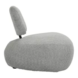   Stonie armchair pakoworld bouclé fabric in green shade 67x73x67cm