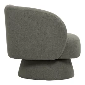   Kreslo pakoworld swivel armchair fabric in khaki color 78x81x77cm