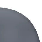 Canicule table pakoworld solid acacia wood in black shade D120x79cm