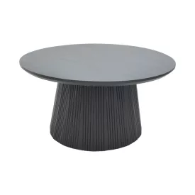   Canicule I pakoworld table, solid acacia wood in black shade, D80x40cm